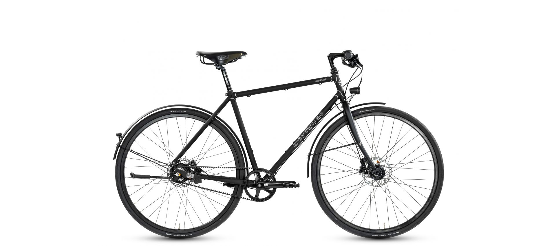 Böttcher Fahrrad Griffe Aus Leder – 138 Mm, Doppelverschraubung, Braun, Für Lenker